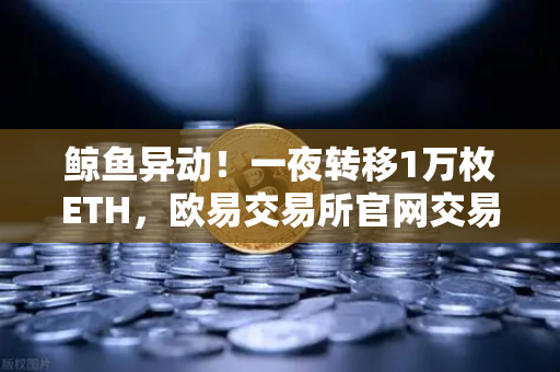 鲸鱼异动！一夜转移1万枚ETH，欧易交易所官网交易量异常预警信号释放