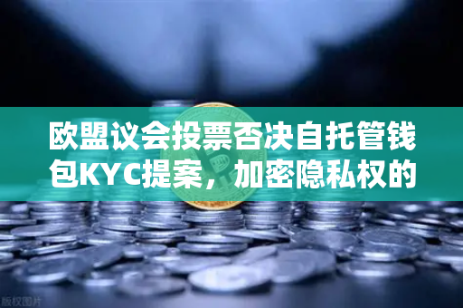 欧盟议会投票否决自托管钱包KYC提案，加密隐私权的胜利与市场解读